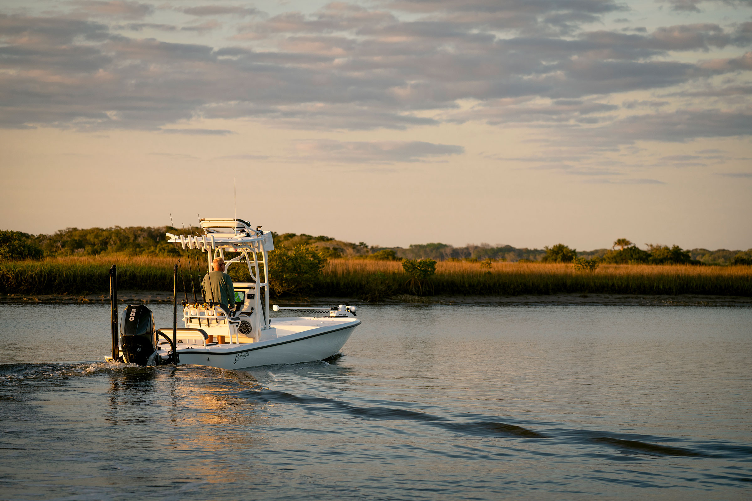 Yellowfin 24 Carbon Elite Boat in nearshore waters
